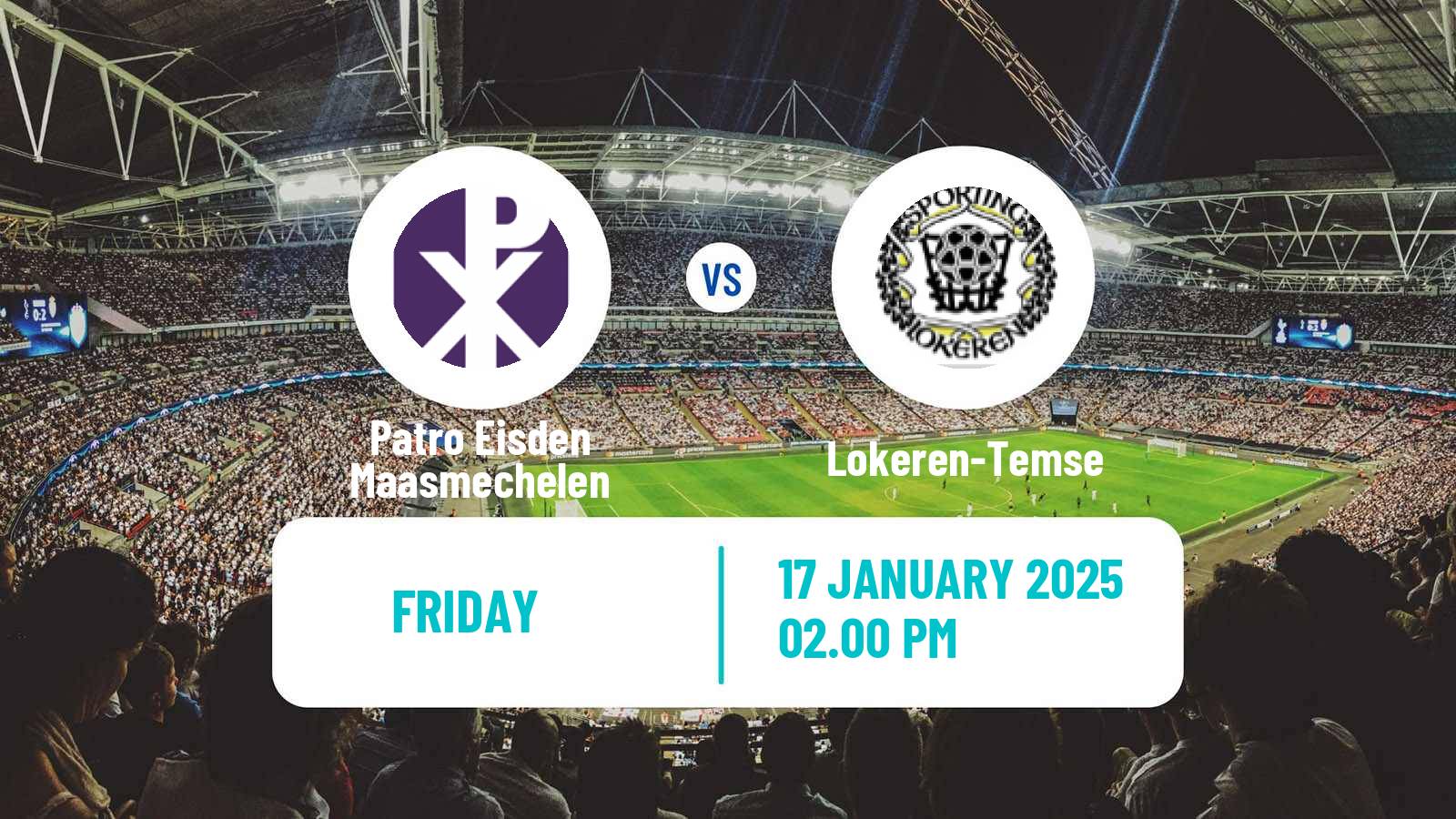 Soccer Belgian Сhallenger Pro League Patro Eisden Maasmechelen - Lokeren-Temse