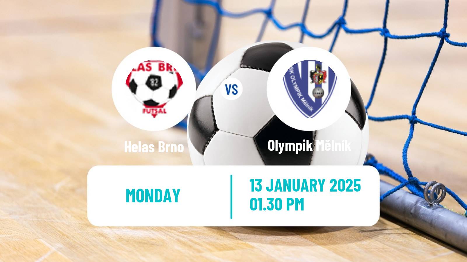 Futsal Czech 1 Futsal Liga Helas Brno - Olympik Mělník