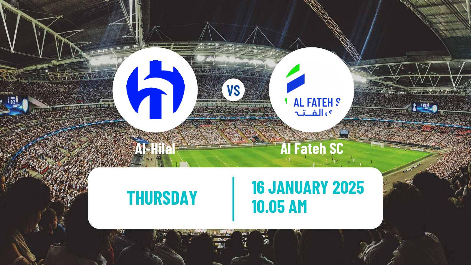 Soccer Saudi Professional League Al-Hilal - Al Fateh