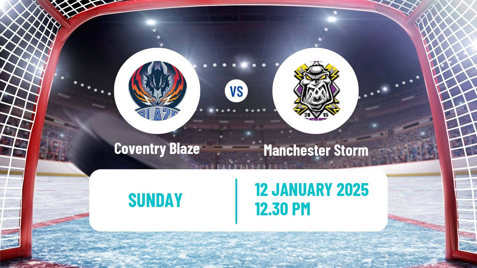 Hockey United Kingdom Elite League Coventry Blaze - Manchester Storm