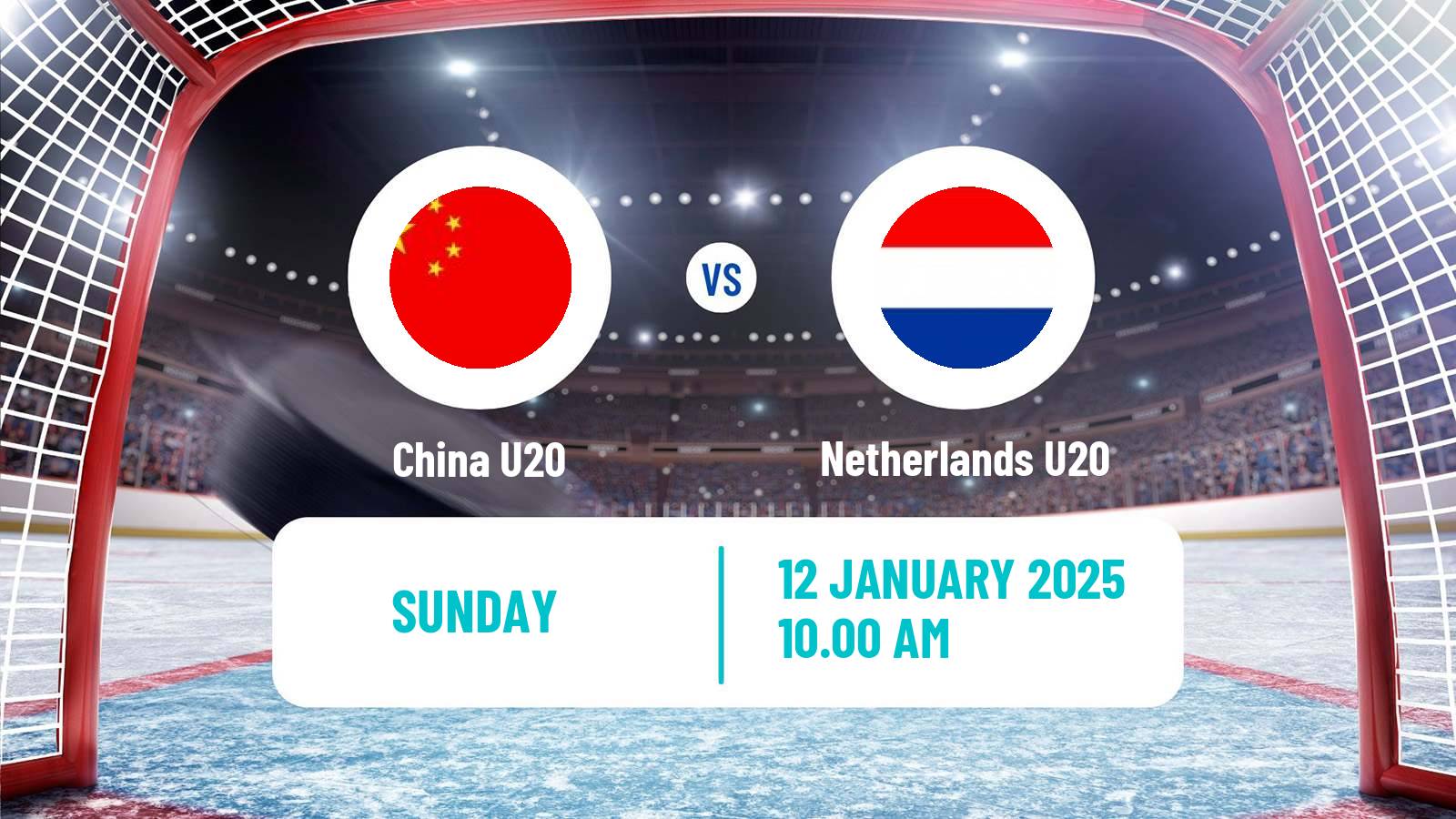 Hockey IIHF World U20 Championship IIA China U20 - Netherlands U20