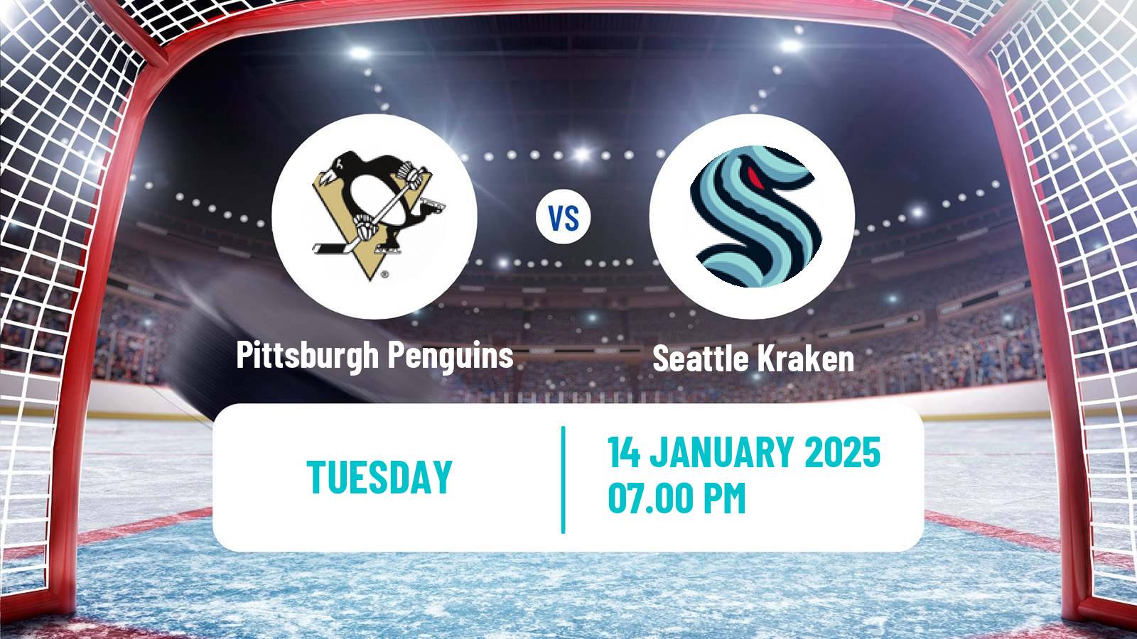 Hockey NHL Pittsburgh Penguins - Seattle Kraken