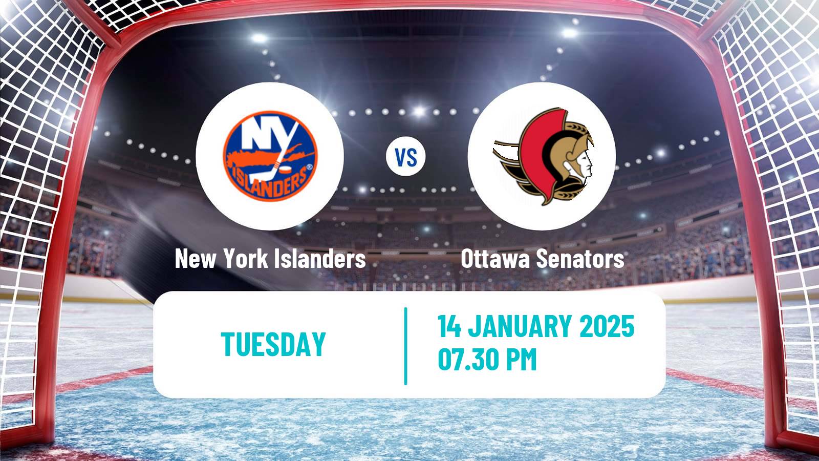 Hockey NHL New York Islanders - Ottawa Senators