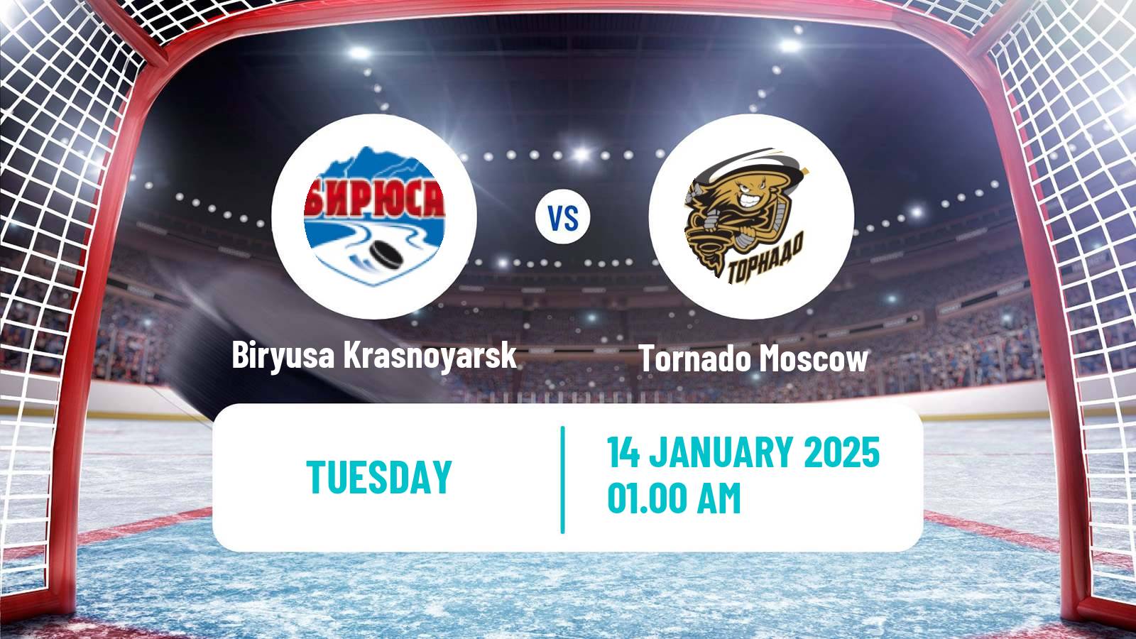 Hockey Russian WHL Biryusa Krasnoyarsk - Tornado Moscow