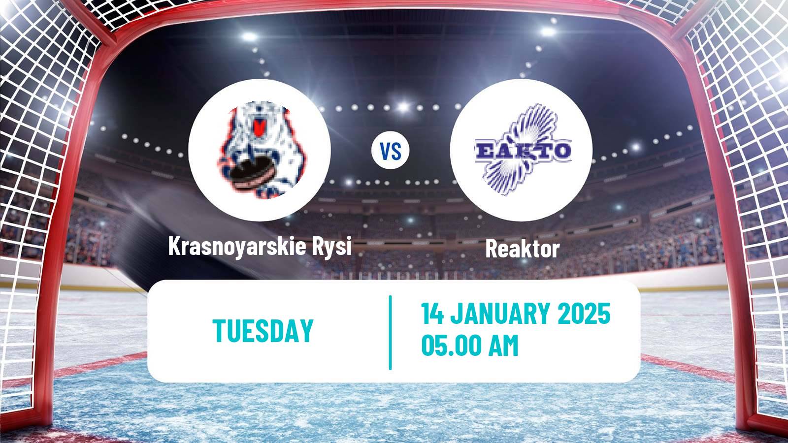 Hockey MHL Krasnoyarskie Rysi - Reaktor