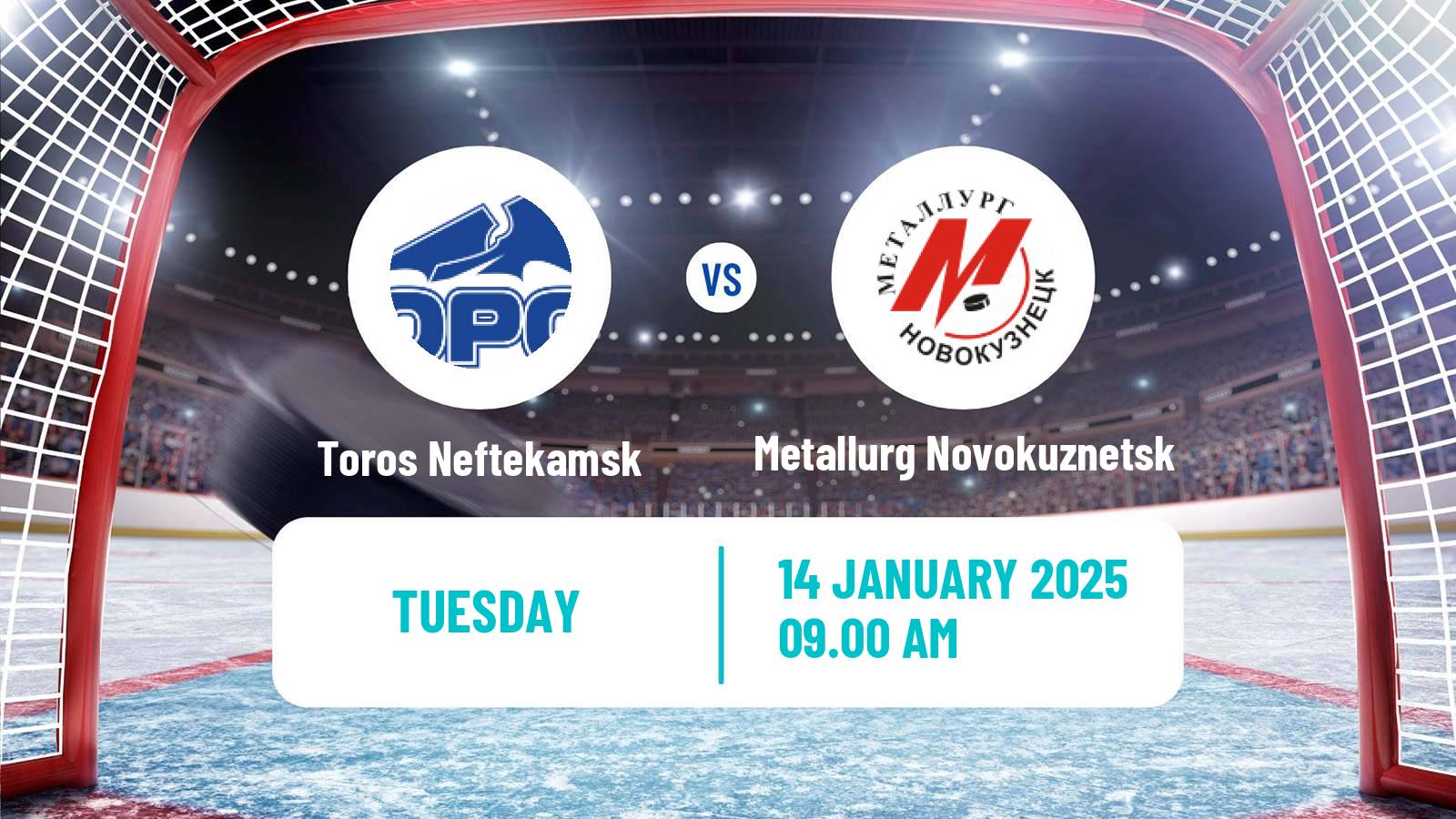 Hockey VHL Toros Neftekamsk - Metallurg Novokuznetsk