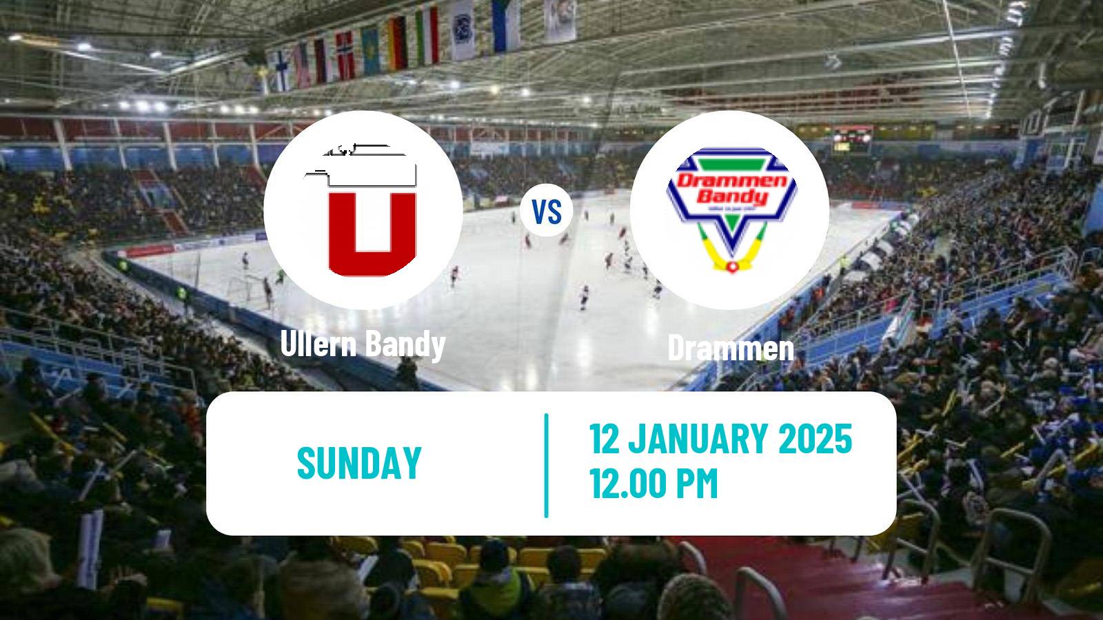 Bandy Norwegian Eliteserien Bandy Ullern - Drammen