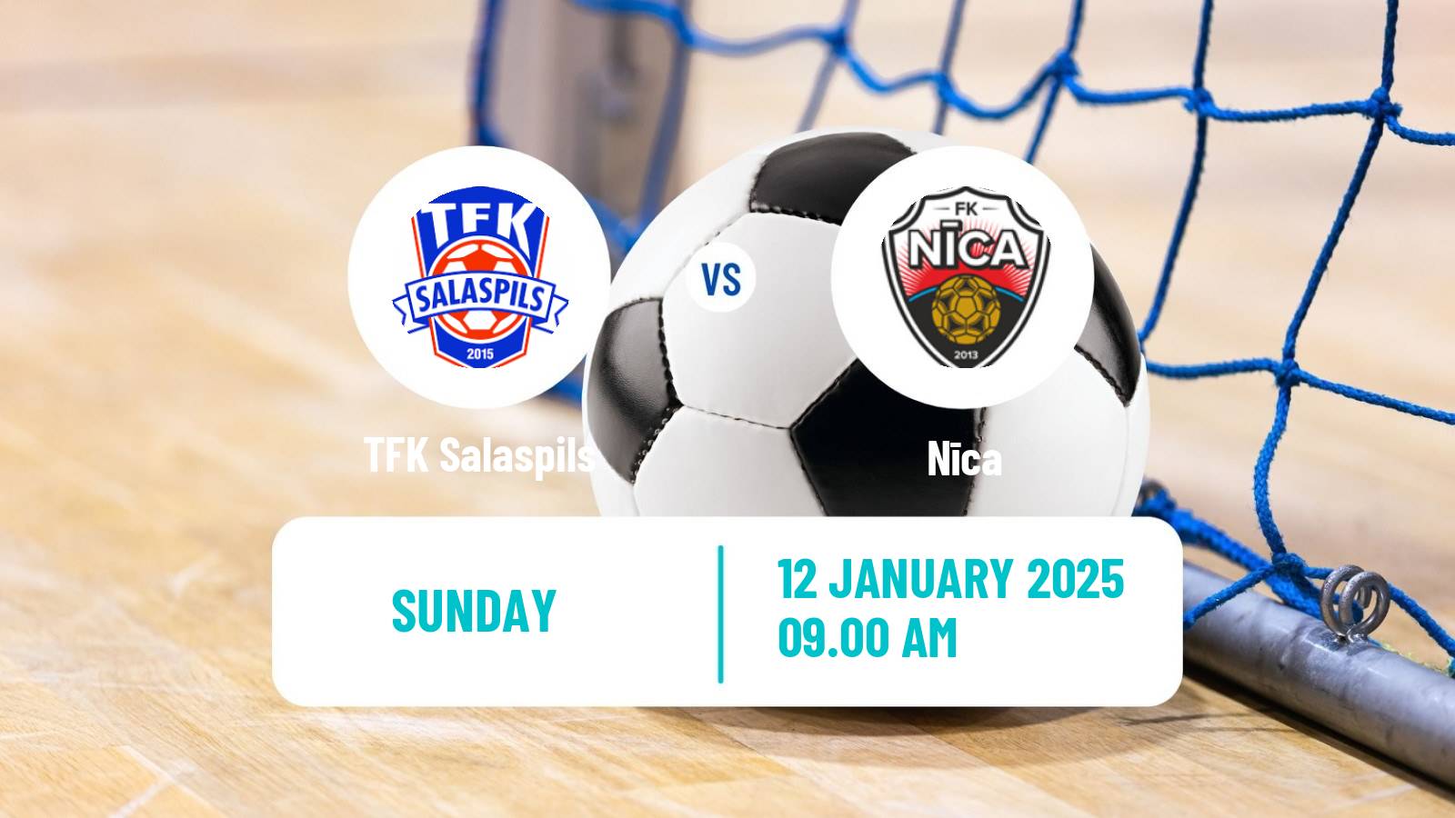 Futsal Latvian Virsliga Futsal TFK Salaspils - Nīca