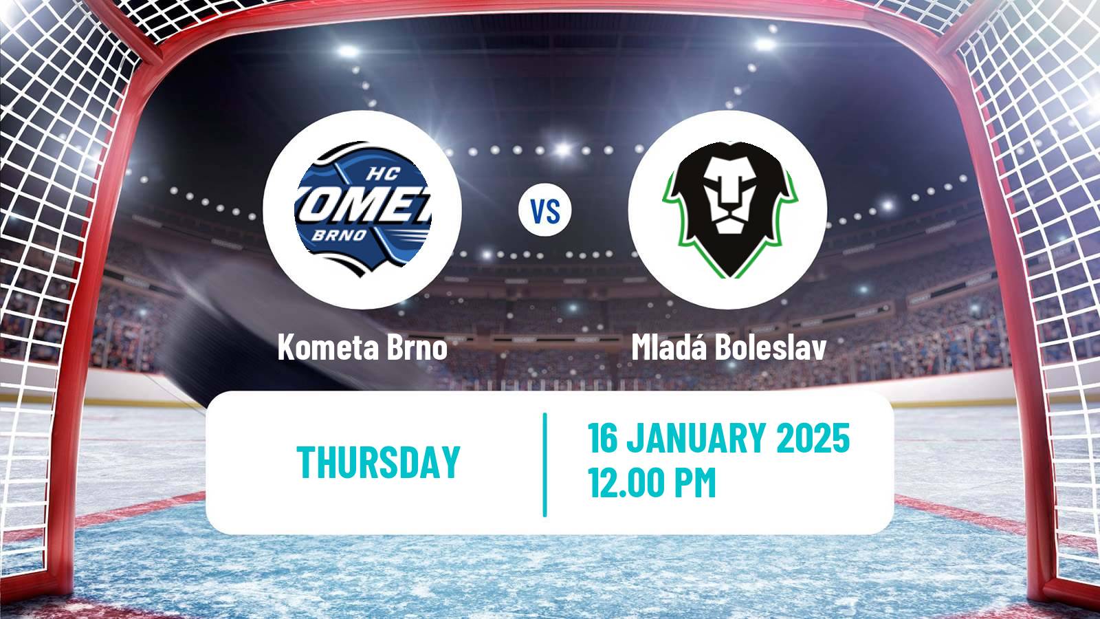 Hockey Czech Extraliga Kometa Brno - Mladá Boleslav