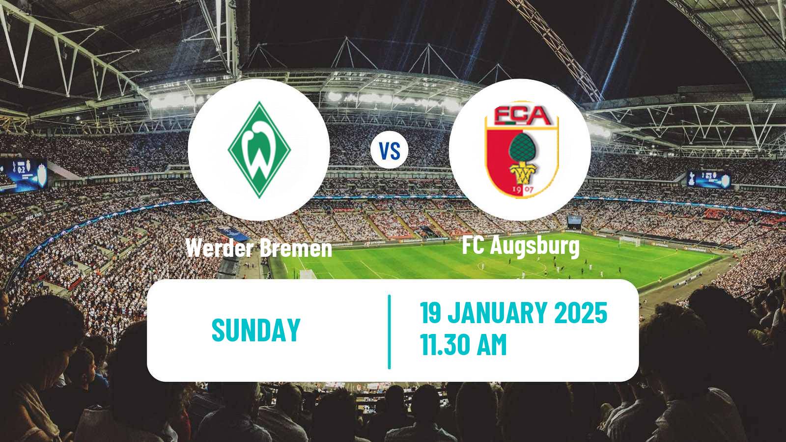 Soccer German Bundesliga Werder Bremen - Augsburg