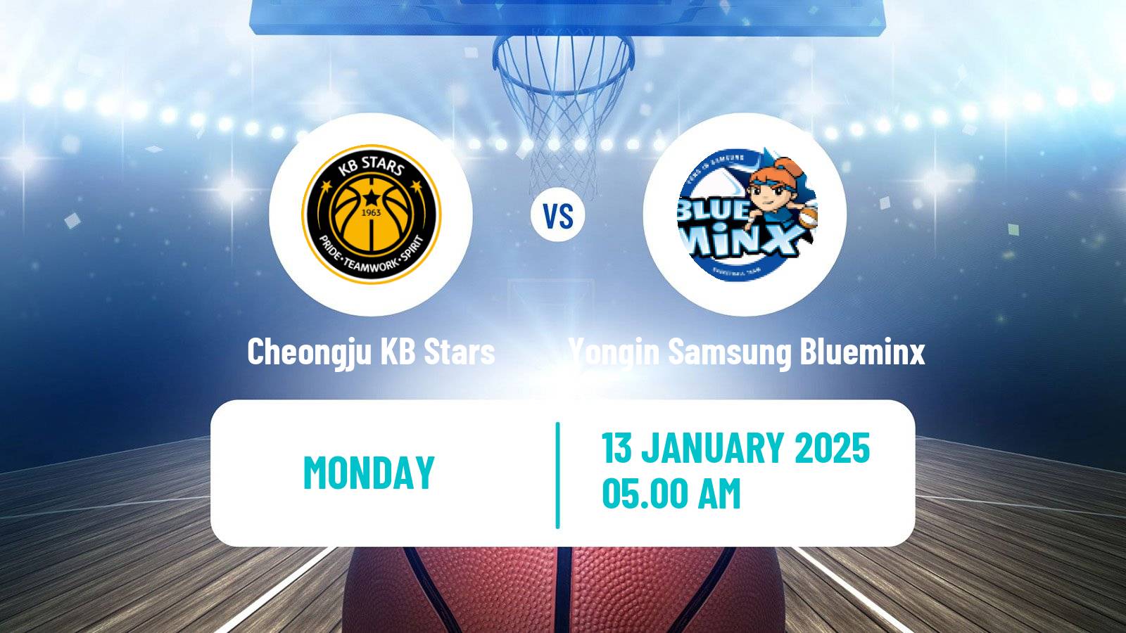 Basketball WKBL Cheongju KB Stars - Yongin Samsung Blueminx