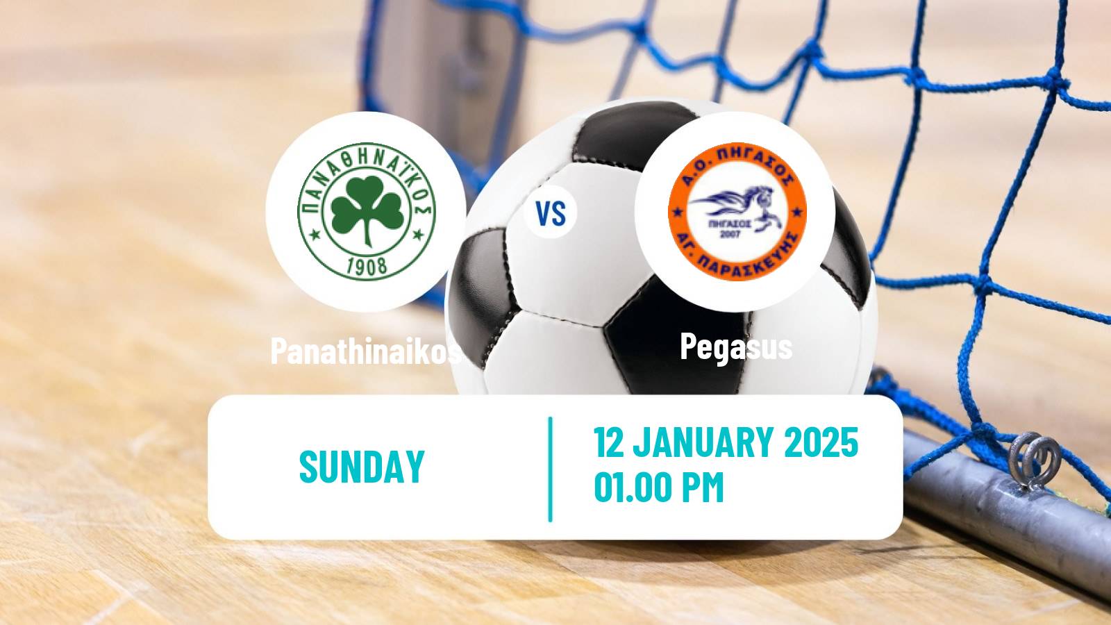 Futsal Greek Super League Futsal Panathinaikos - Pegasus