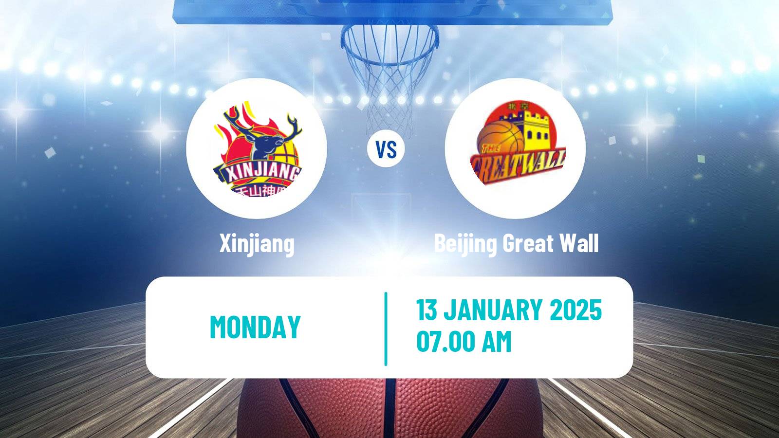 Basketball WCBA Xinjiang - Beijing Great Wall