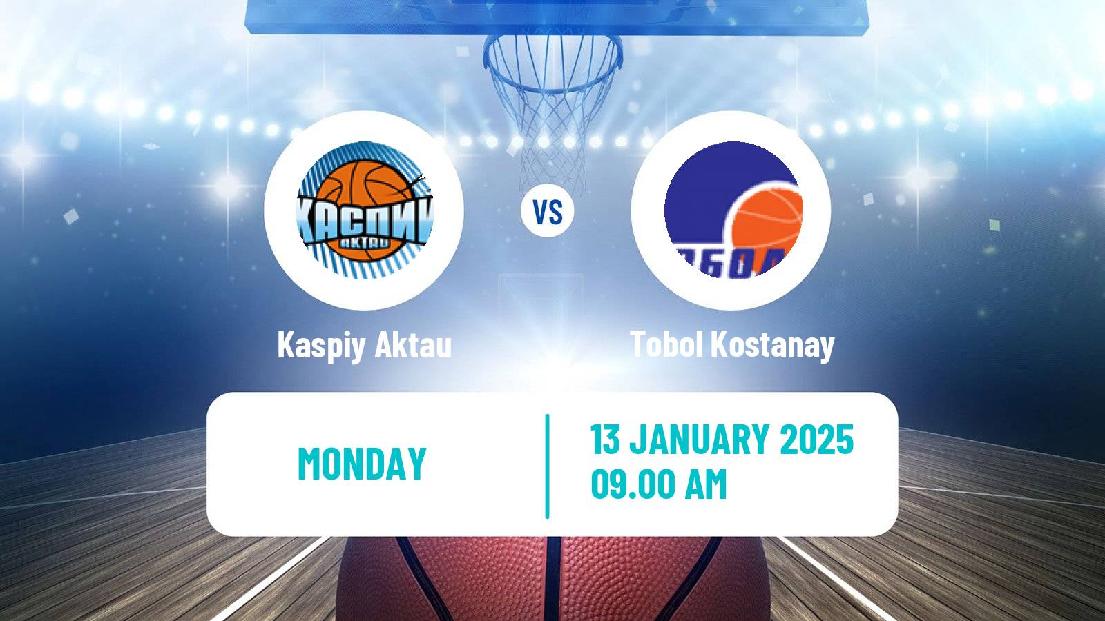 Basketball Kazakh National League Basketball Kaspiy Aktau - Tobol Kostanay