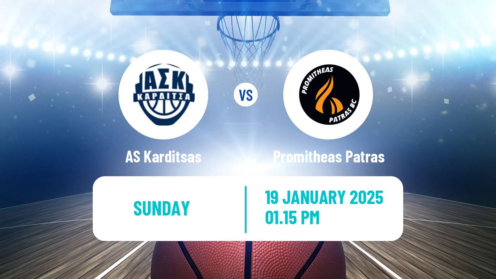 Basketball Greek Basket League A1 Karditsas - Promitheas Patras