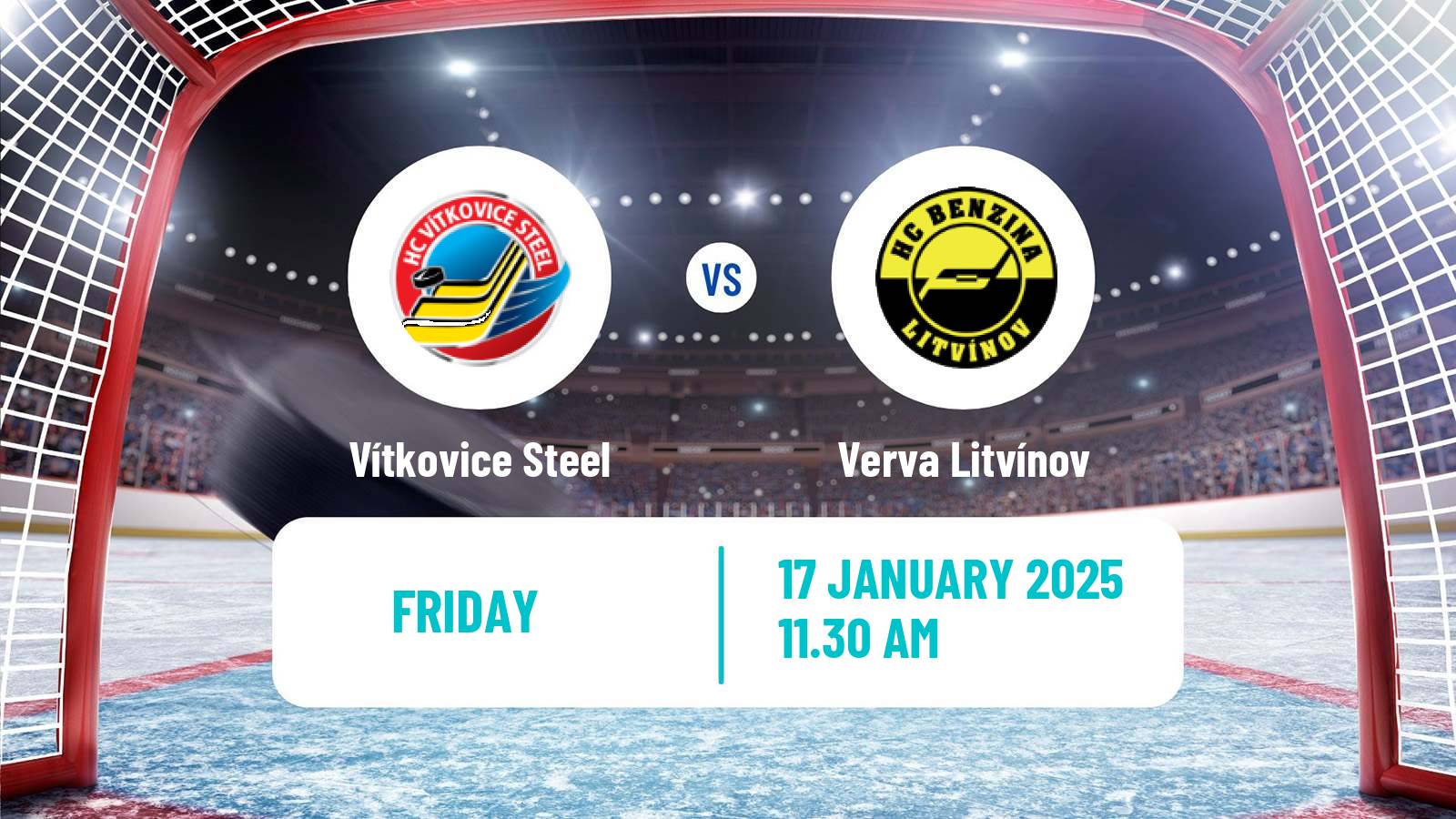 Hockey Czech Extraliga Vítkovice Steel - Verva Litvínov