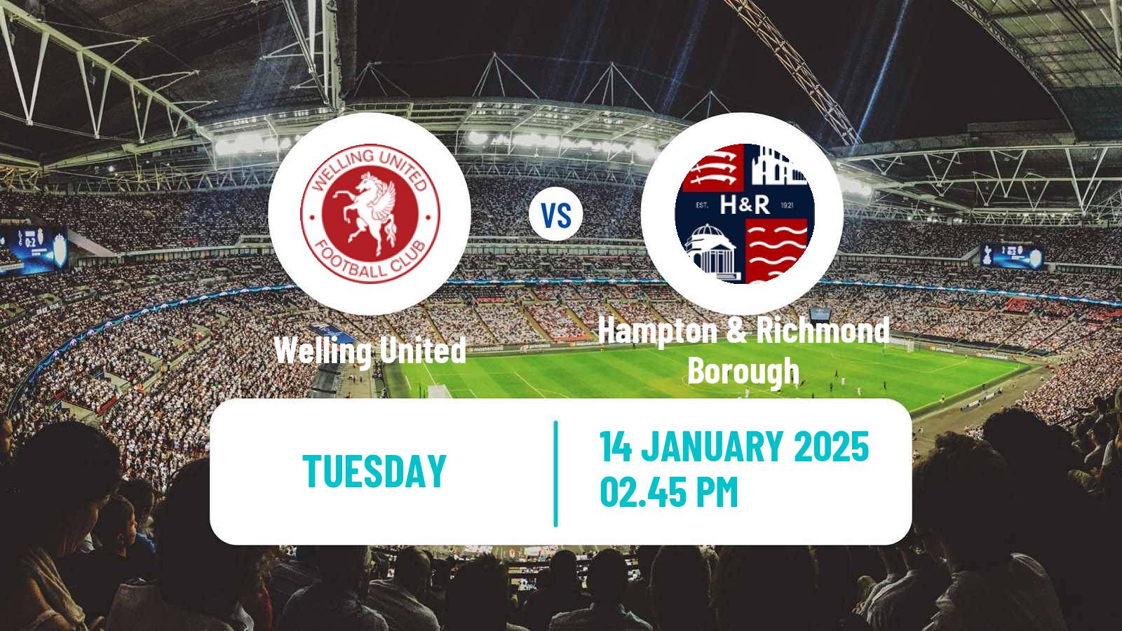 Soccer English National League South Welling United - Hampton & Richmond Borough