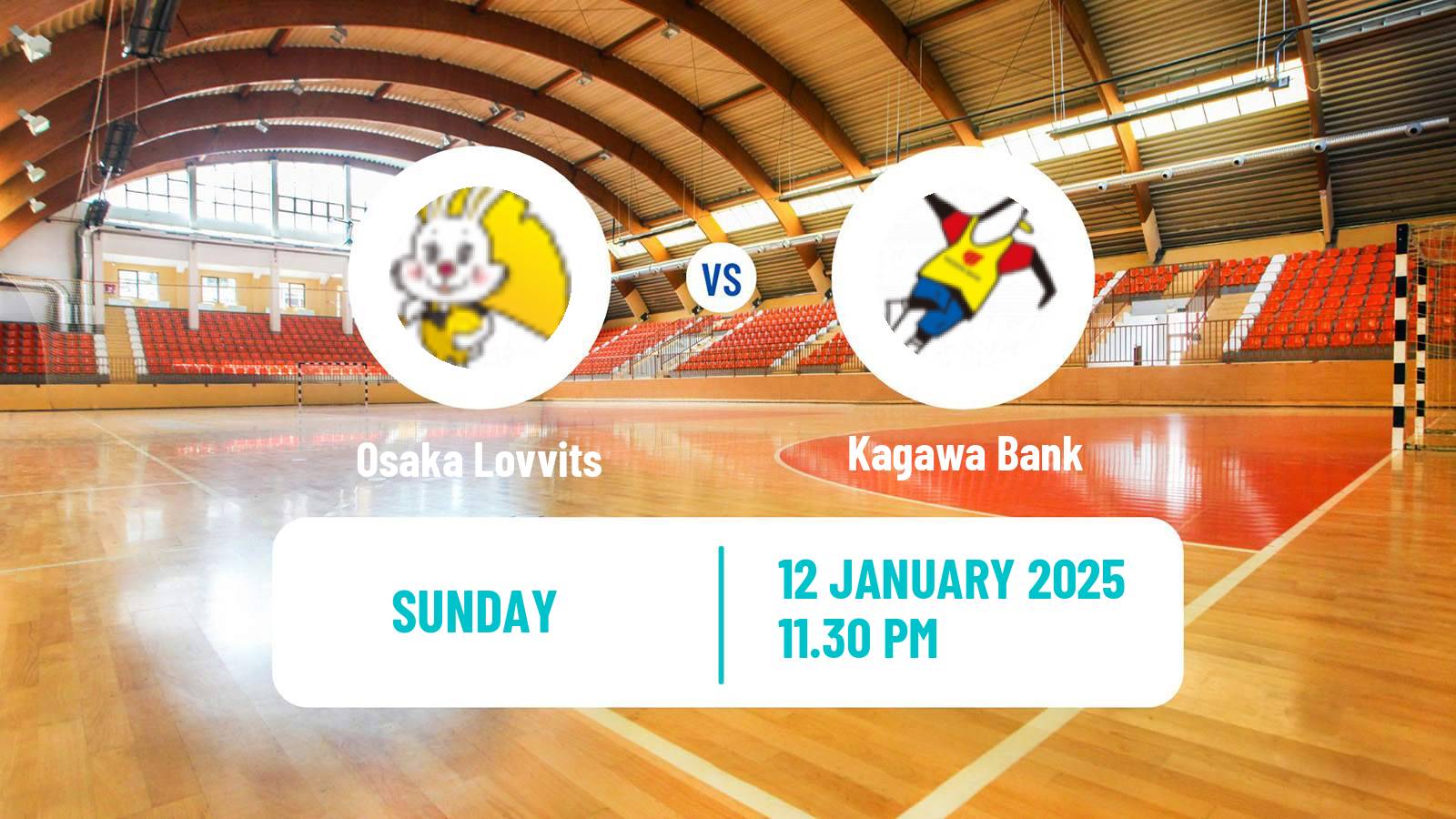 Handball Japan JHL Handball Women Osaka Lovvits - Kagawa Bank