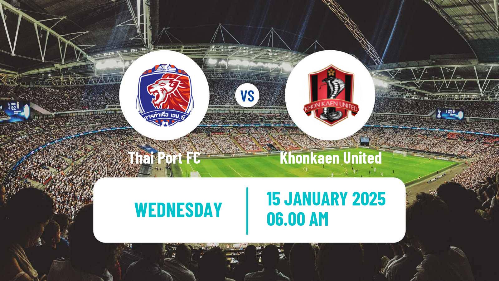 Soccer Thai League 1 Thai Port - Khonkaen United