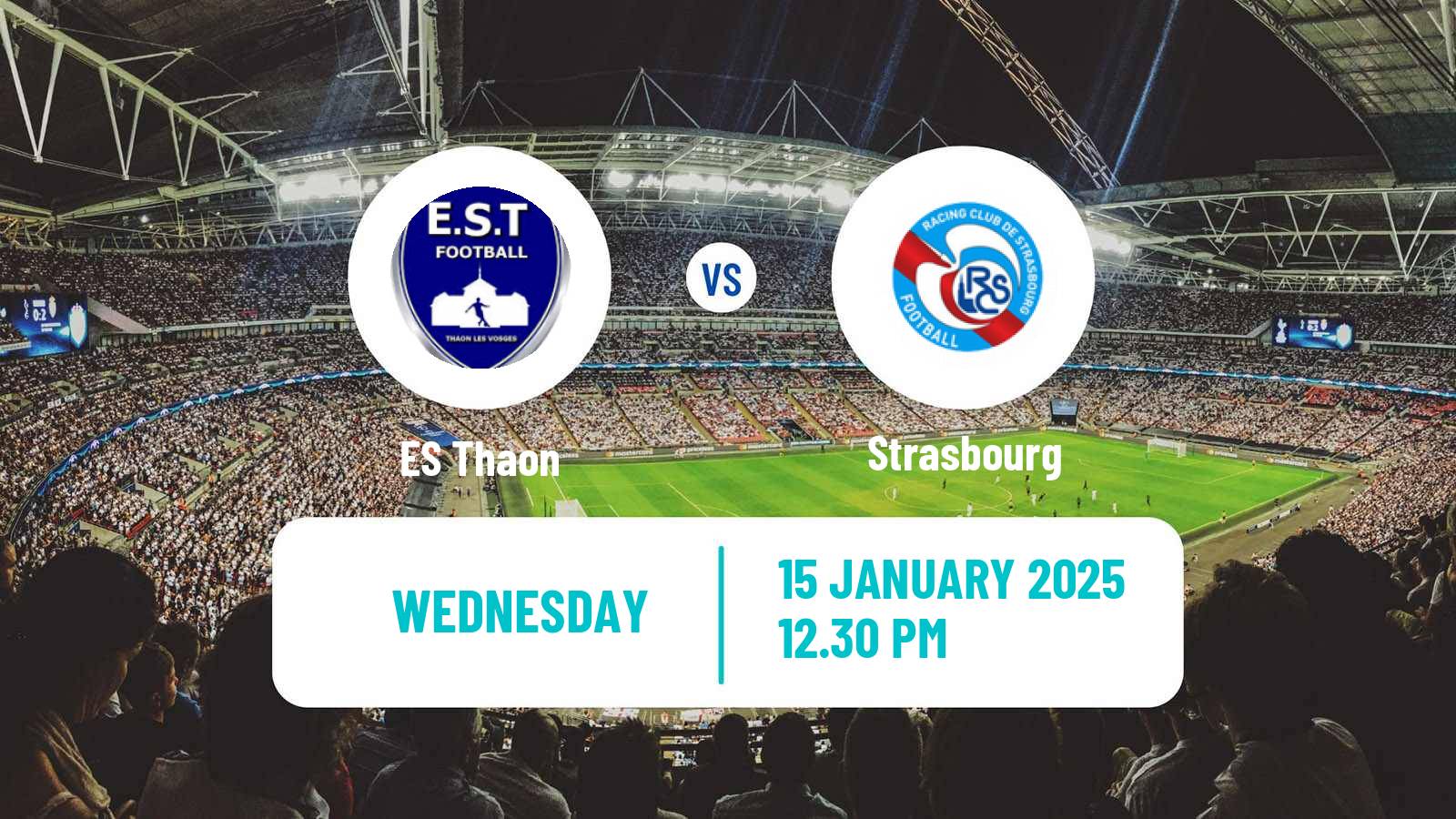 Soccer Coupe De France Thaon - Strasbourg