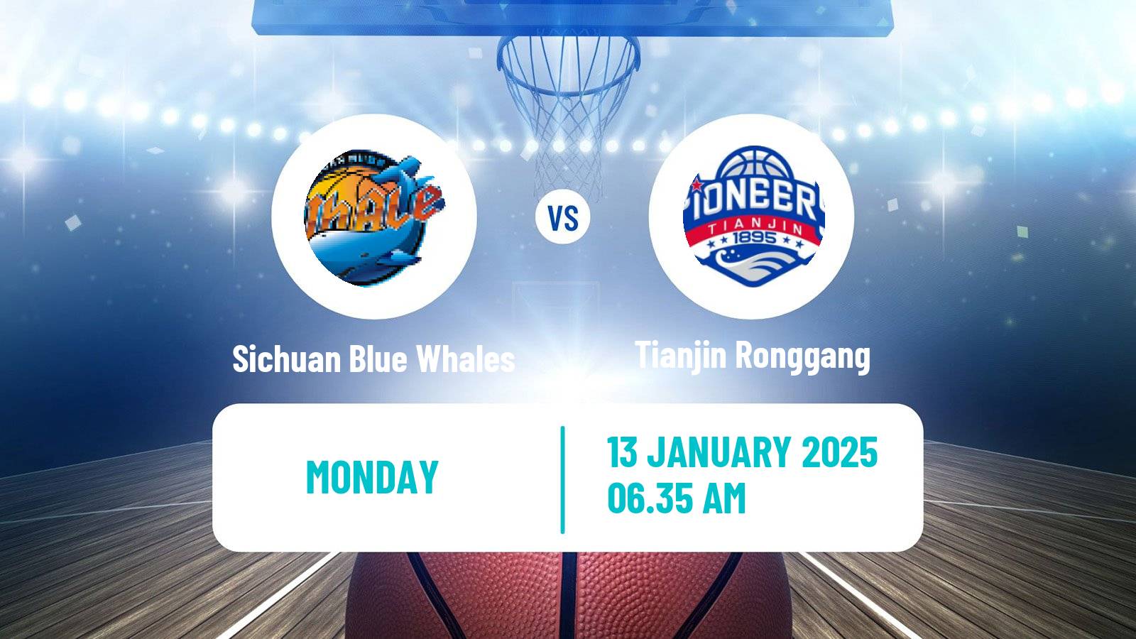 Basketball CBA Sichuan Blue Whales - Tianjin Ronggang