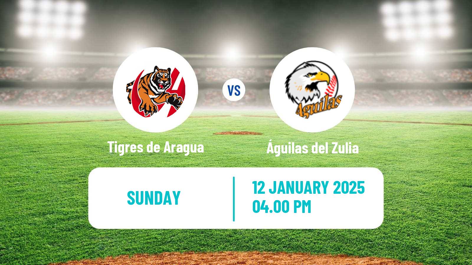 Baseball Venezuelan LVBP Tigres de Aragua - Águilas del Zulia