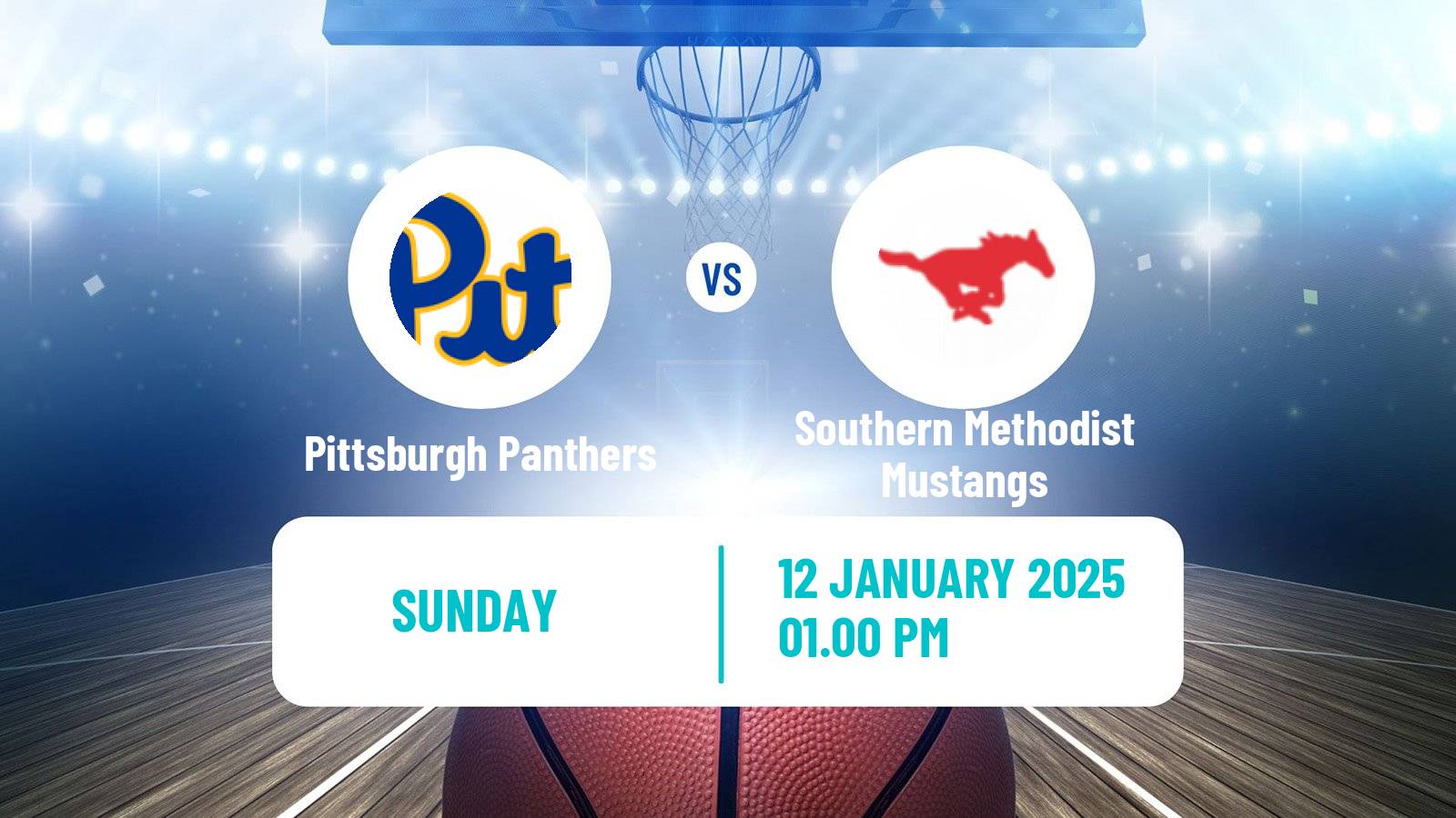 Basketball NCAA College Basketball Women Pittsburgh Panthers - Southern Methodist Mustangs