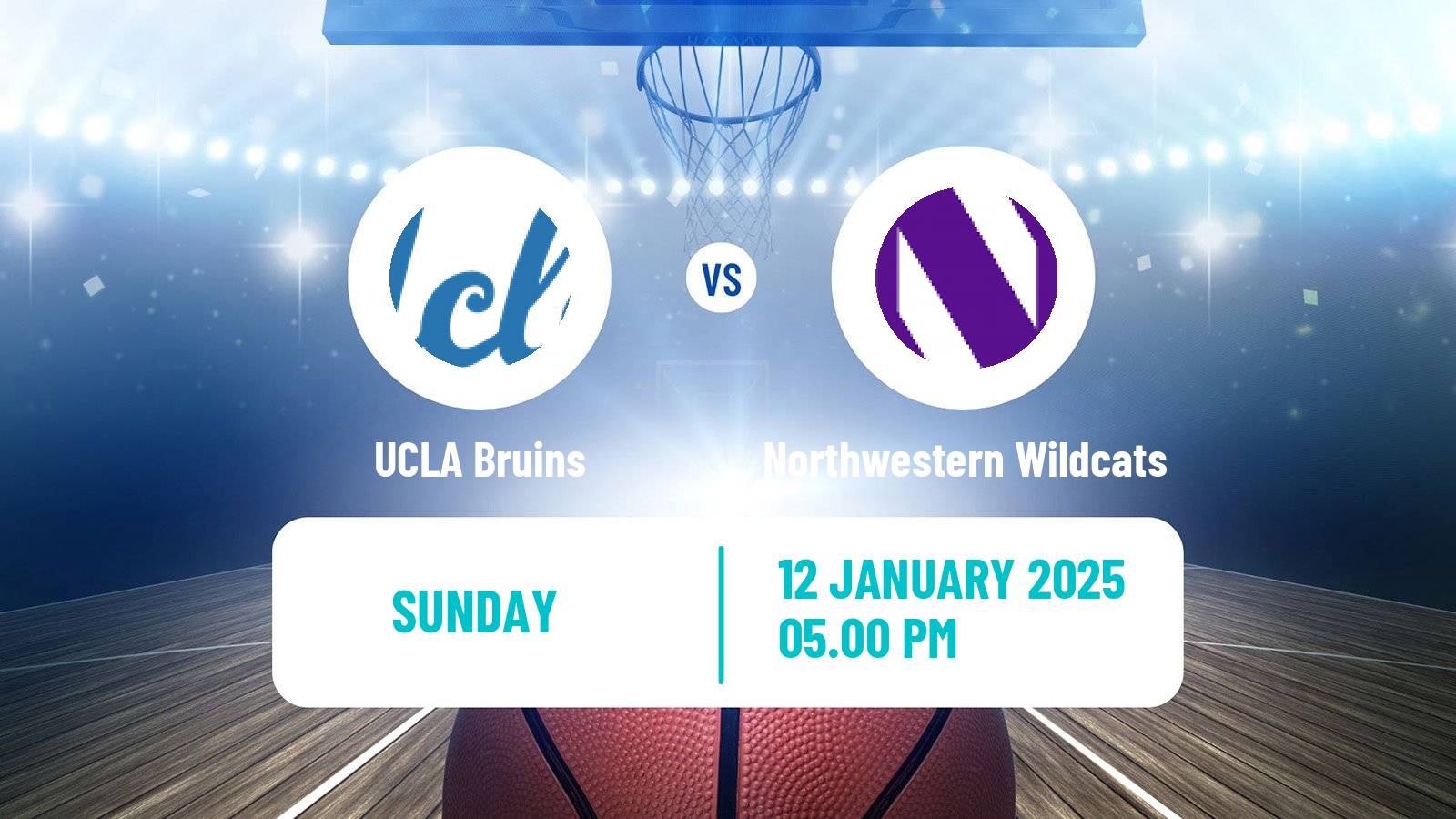 Basketball NCAA College Basketball Women UCLA Bruins - Northwestern Wildcats