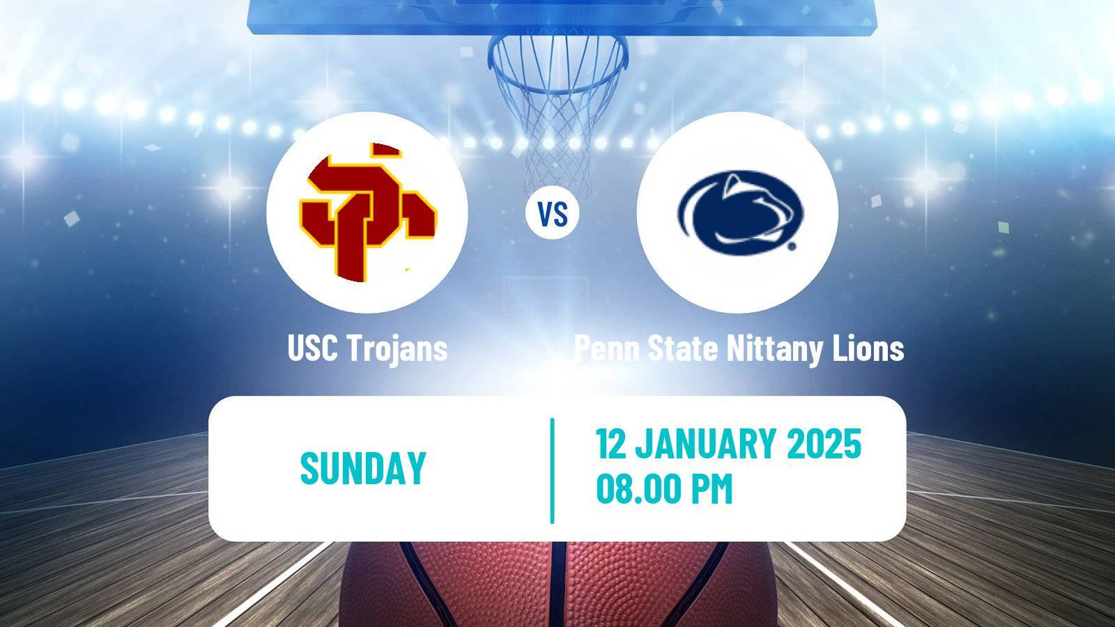 Basketball NCAA College Basketball Women USC Trojans - Penn State Nittany Lions