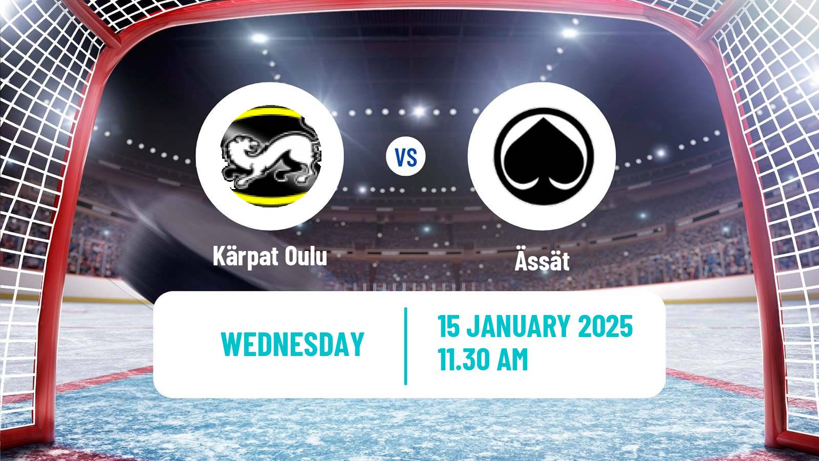 Hockey Finnish SM-liiga Kärpät - Ässät