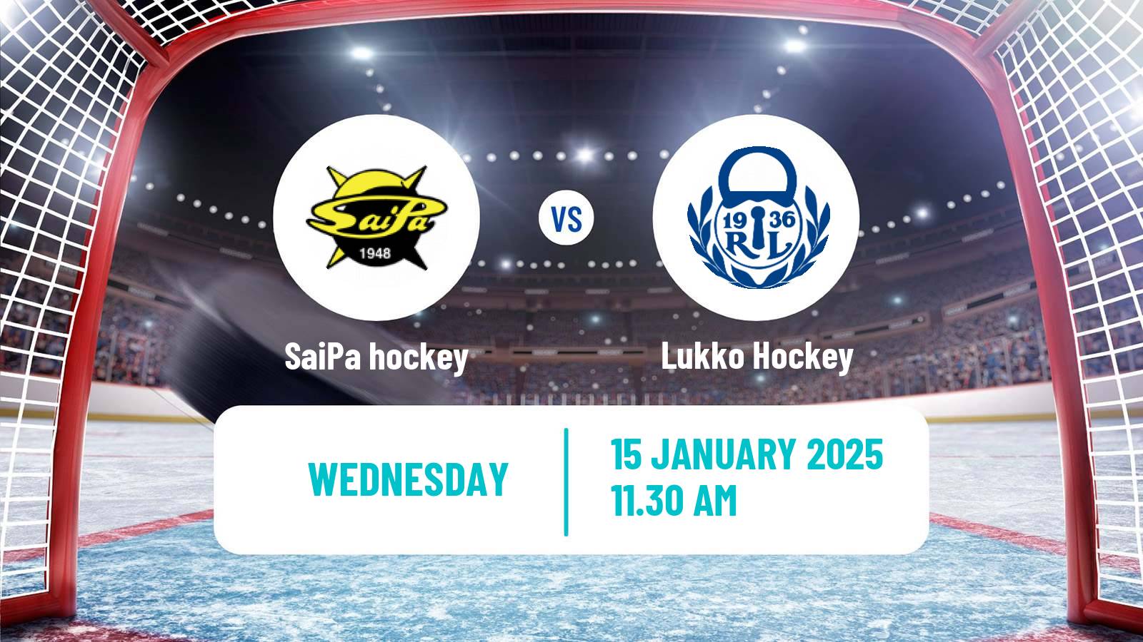 Hockey Finnish SM-liiga SaiPa - Lukko