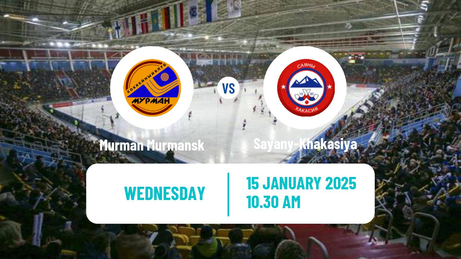 Bandy Russian Super League Bandy Murman Murmansk - Sayany-Khakasiya