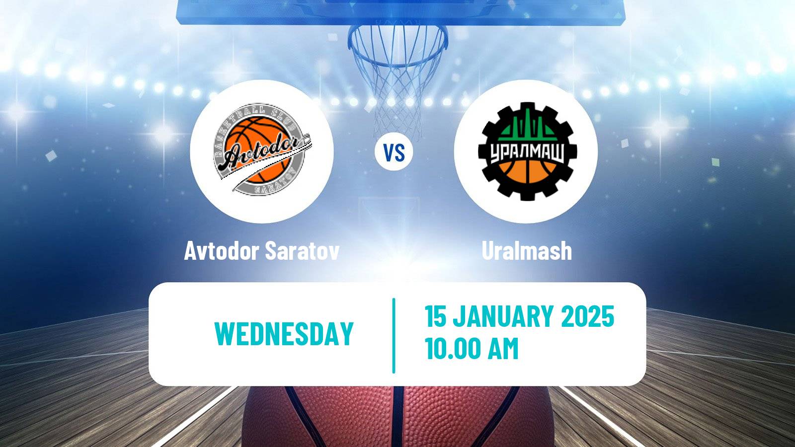 Basketball VTB United League Avtodor Saratov - Uralmash