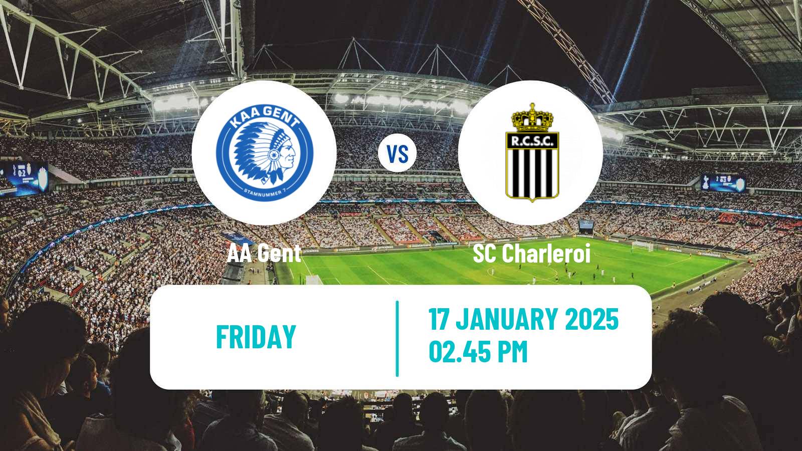 Soccer Belgian Jupiler Pro League Gent - Charleroi