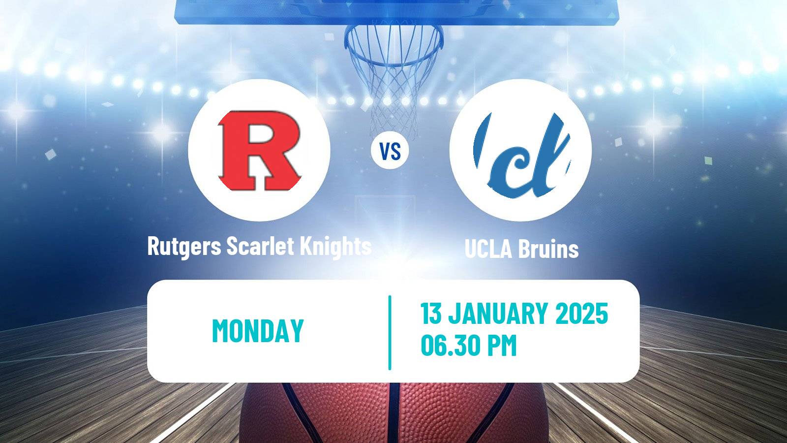 Basketball NCAA College Basketball Rutgers Scarlet Knights - UCLA Bruins