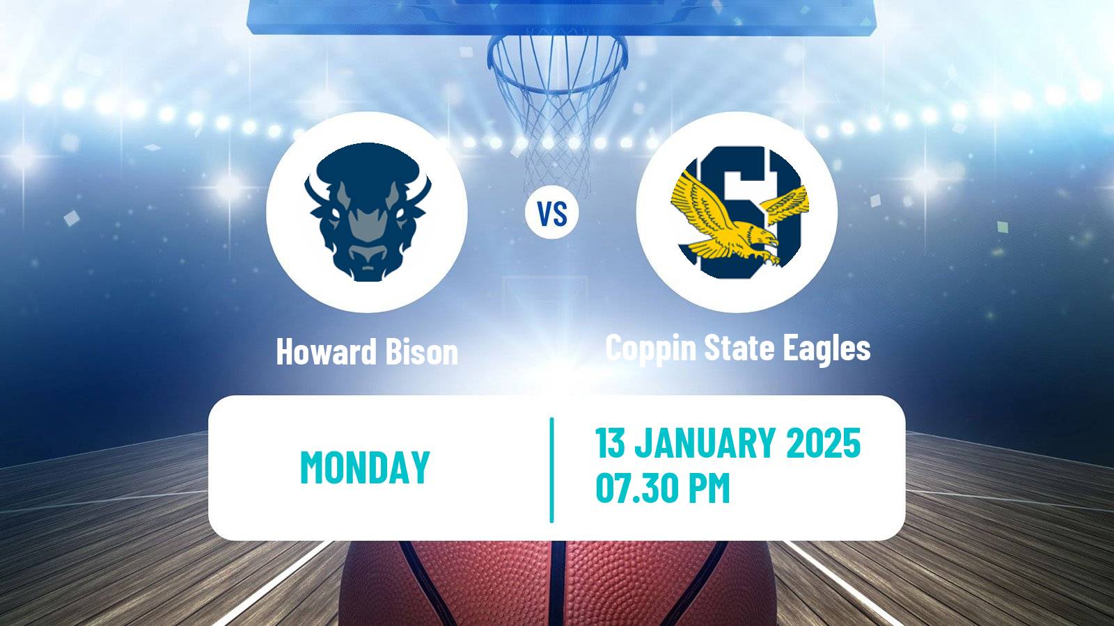 Basketball NCAA College Basketball Howard Bison - Coppin State Eagles