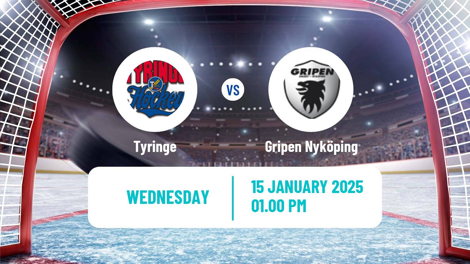 Hockey Swedish HockeyEttan Sodra Var Tyringe - Gripen Nyköping