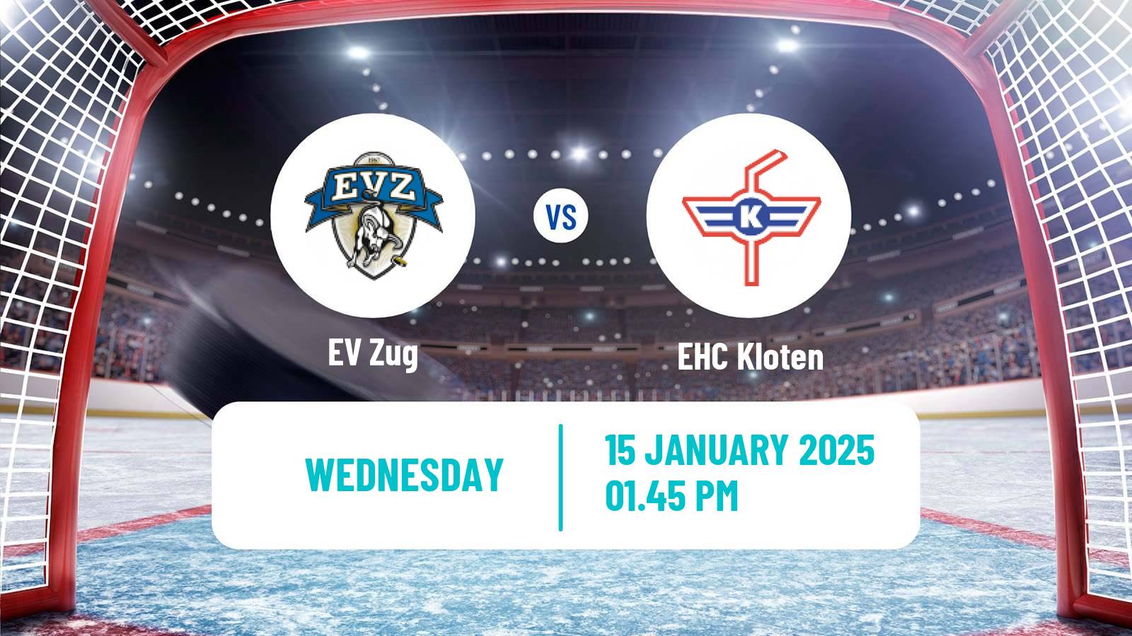 Hockey Swiss National League Hockey EV Zug - EHC Kloten