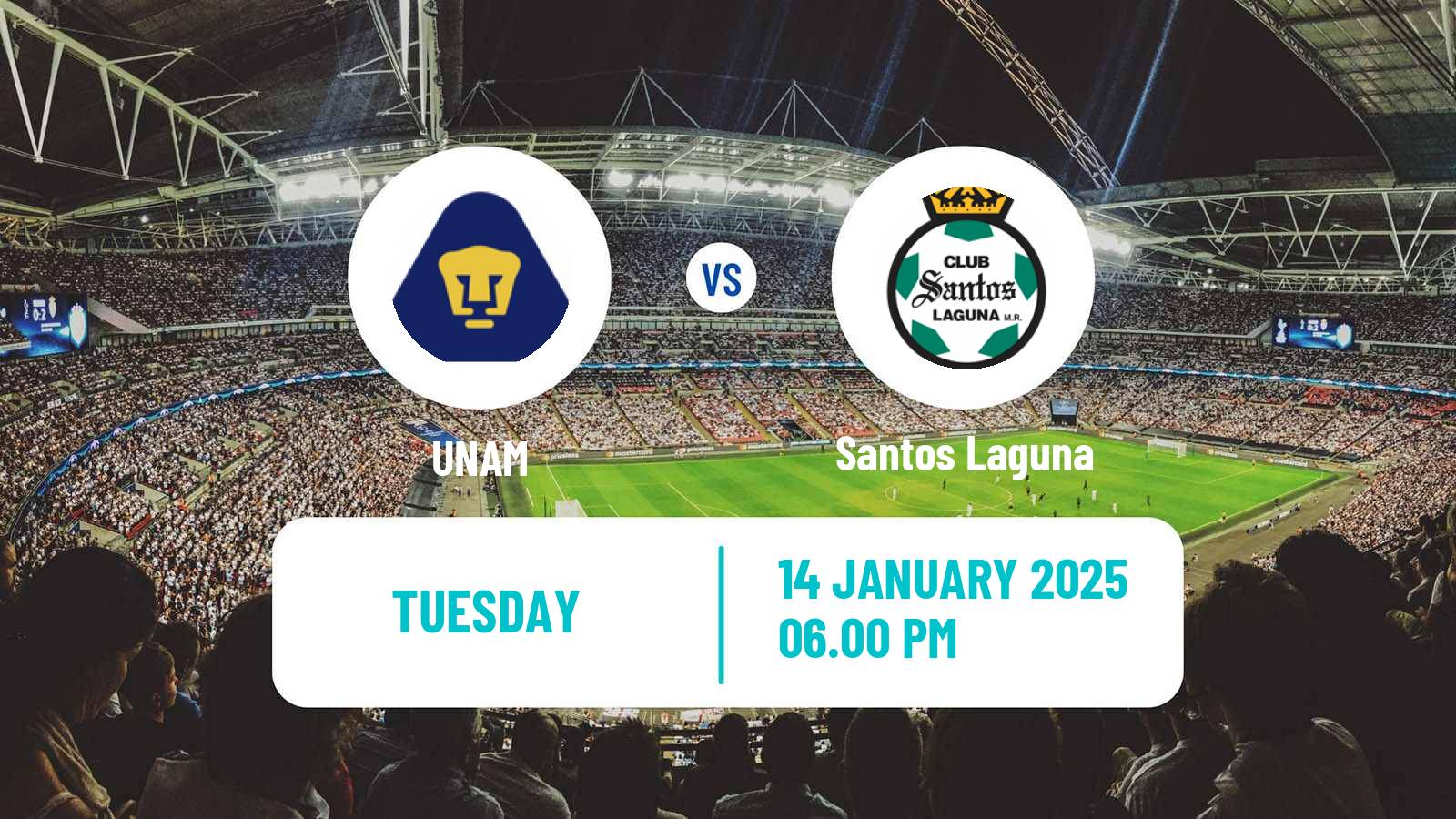 Soccer Mexican Liga MX Women UNAM - Santos Laguna