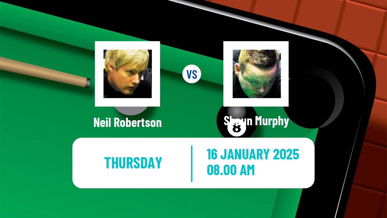 Snooker The Masters Neil Robertson - Shaun Murphy