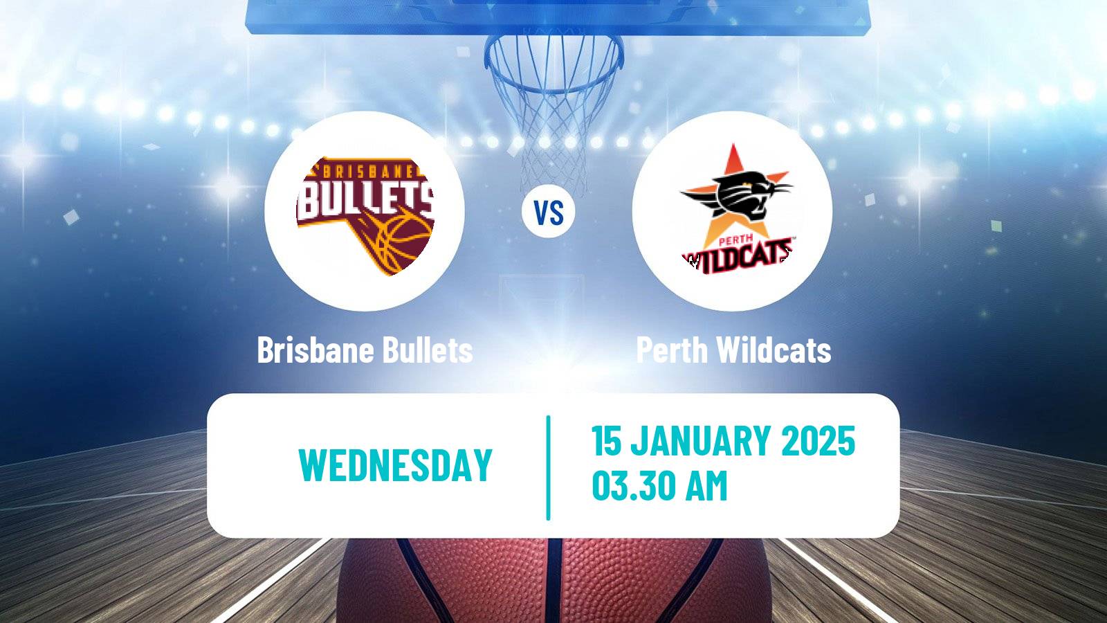 Basketball Australian NBL Brisbane Bullets - Perth Wildcats