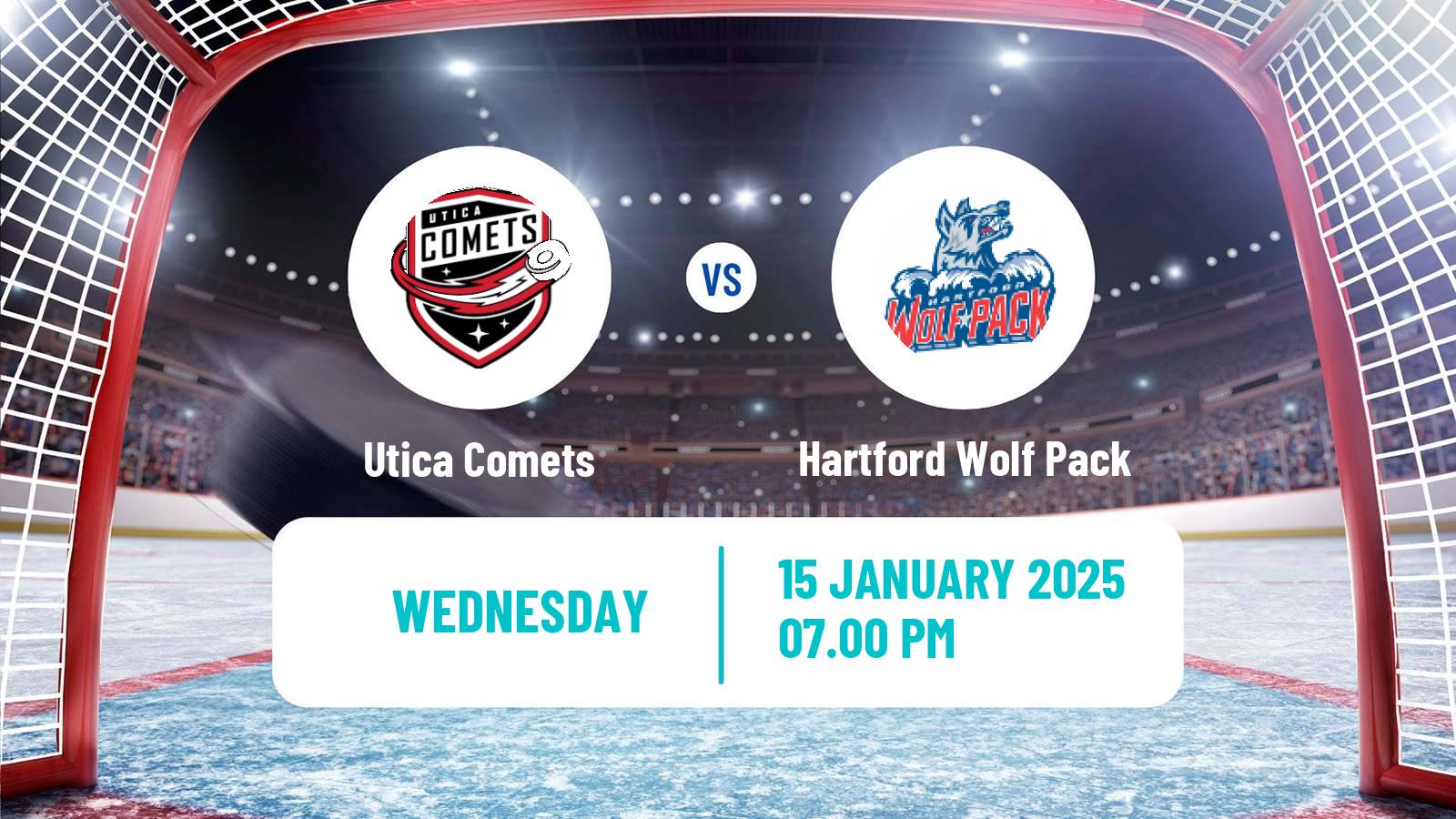 Hockey AHL Utica Comets - Hartford Wolf Pack