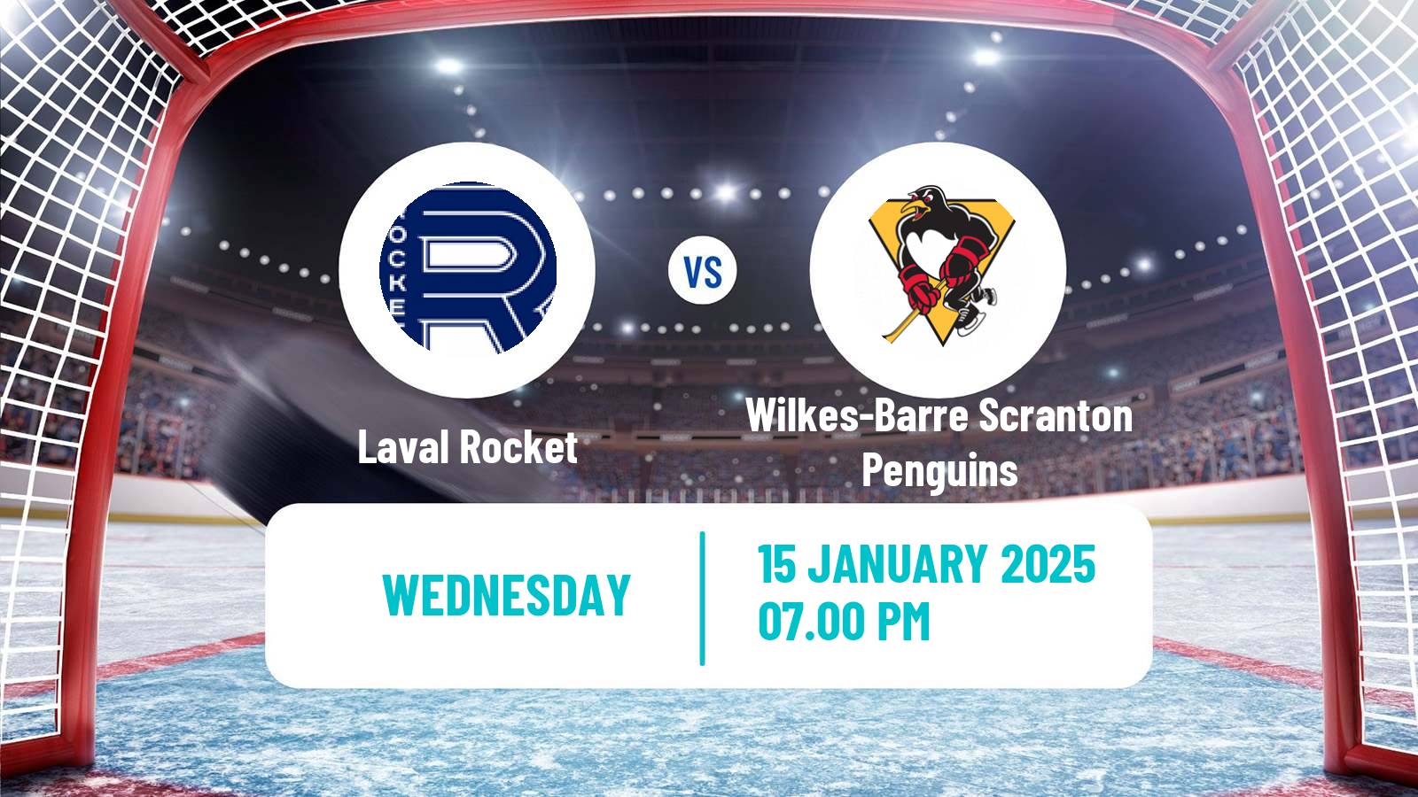 Hockey AHL Laval Rocket - Wilkes-Barre Scranton Penguins