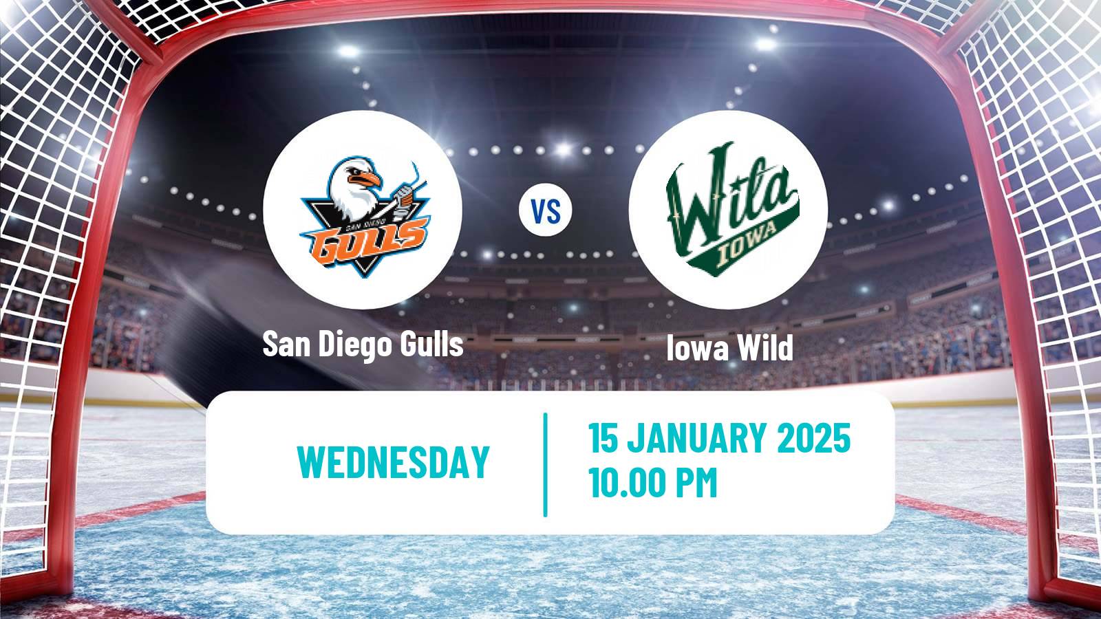 Hockey AHL San Diego Gulls - Iowa Wild