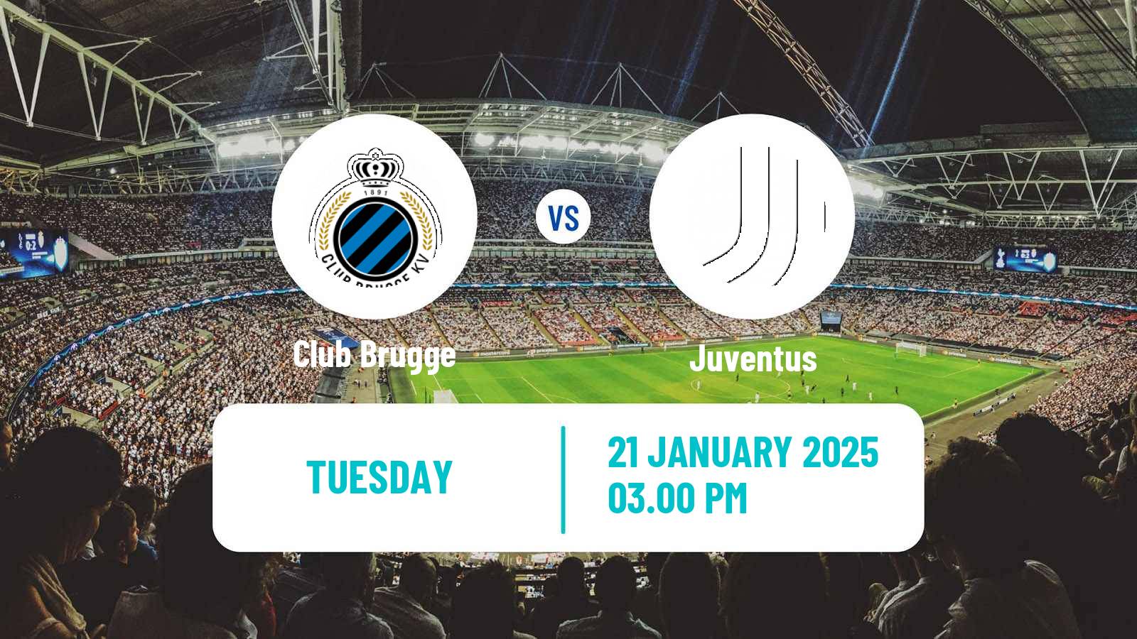 Soccer UEFA Champions League Club Brugge - Juventus