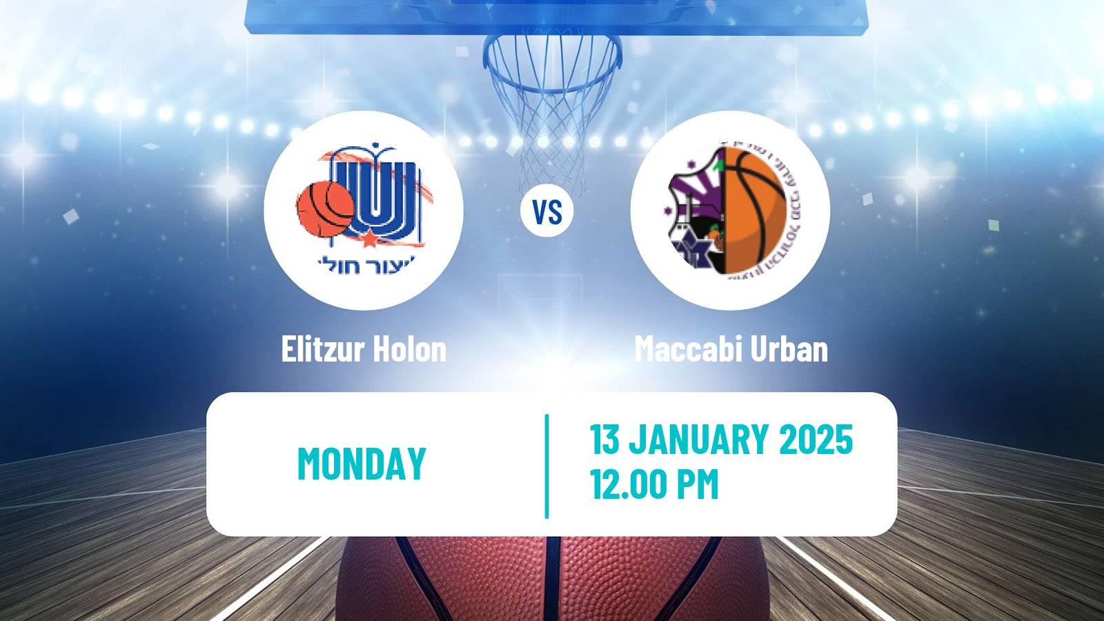 Basketball Israeli WBL Women Elitzur Holon - Maccabi Urban