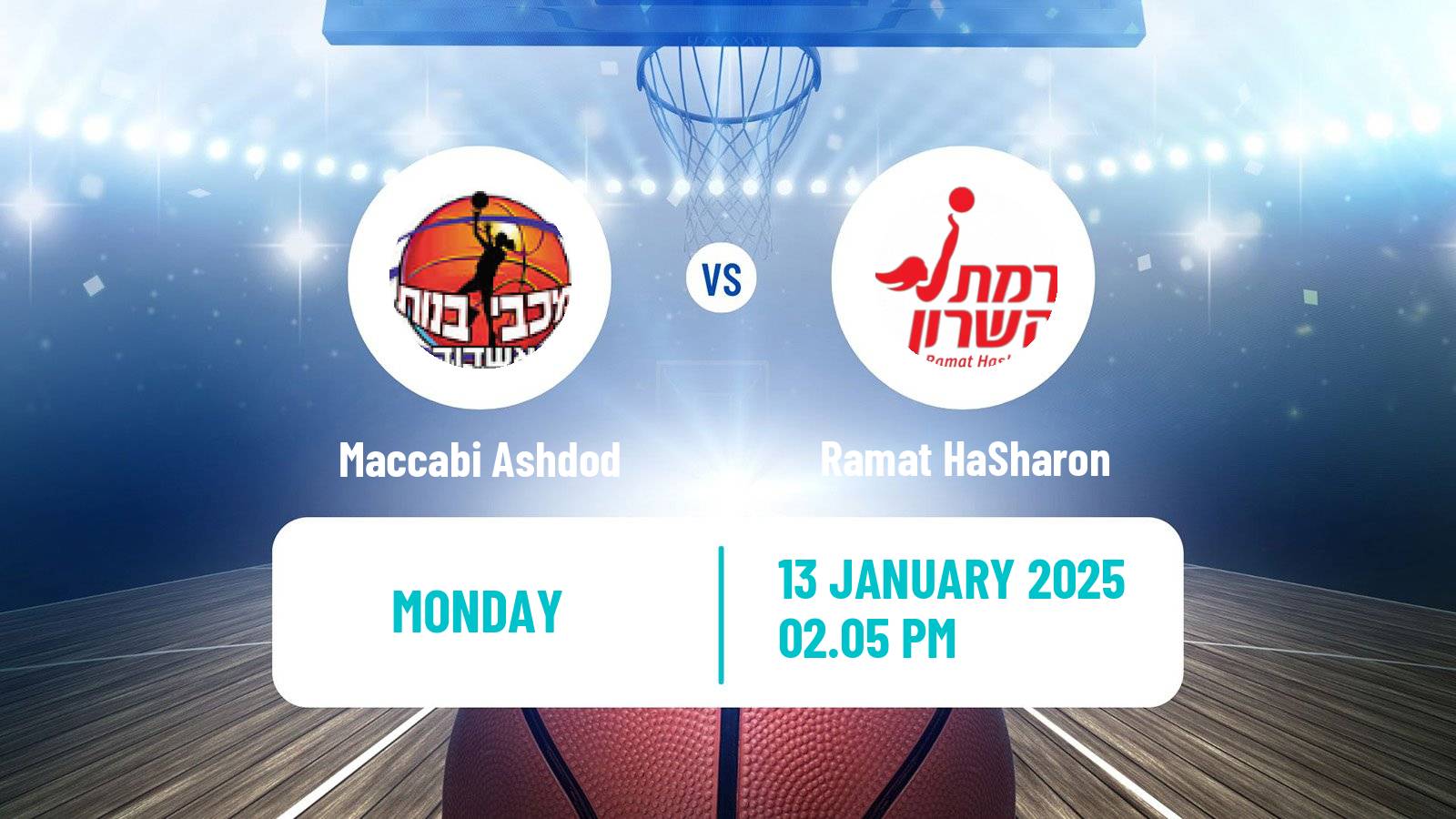 Basketball Israeli WBL Women Maccabi Ashdod - Ramat HaSharon