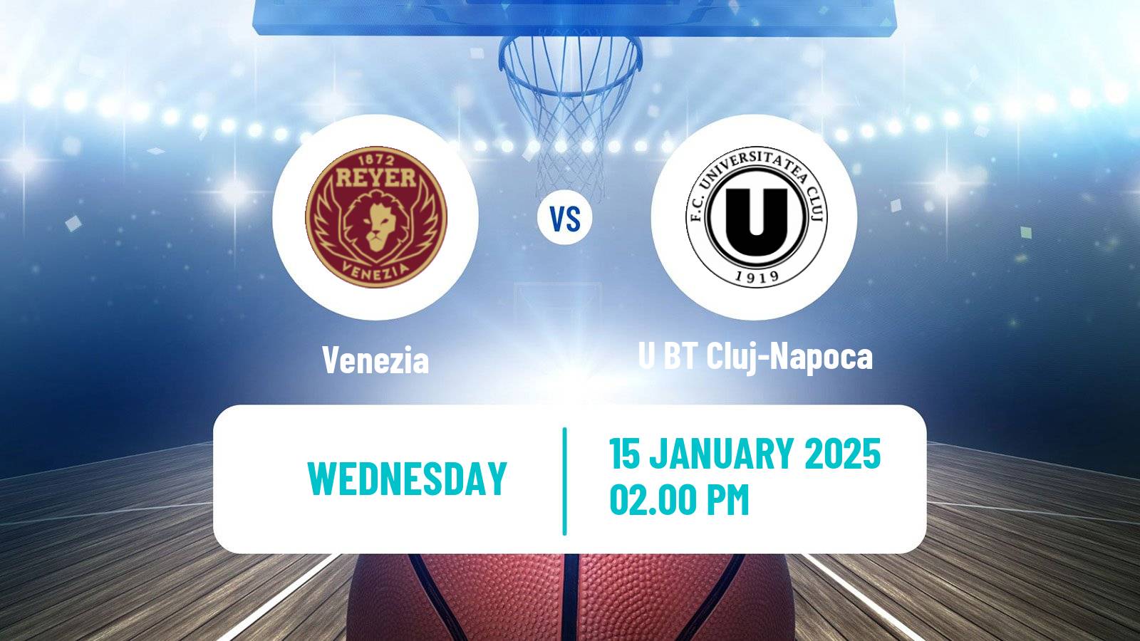 Basketball Eurocup Venezia - U BT Cluj-Napoca