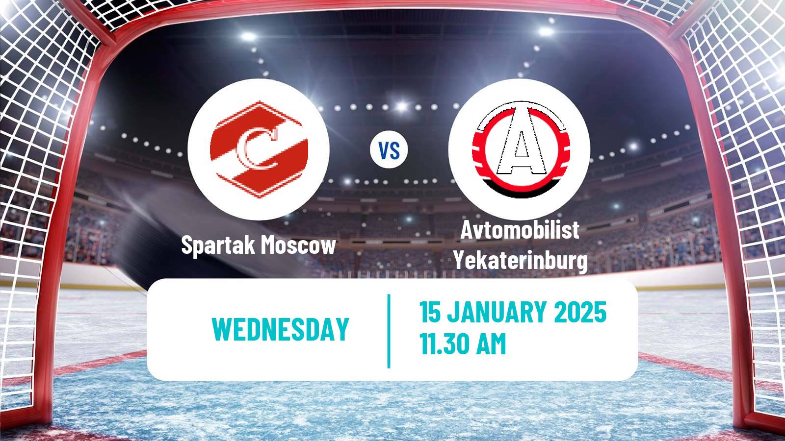 Hockey KHL Spartak Moscow - Avtomobilist Yekaterinburg