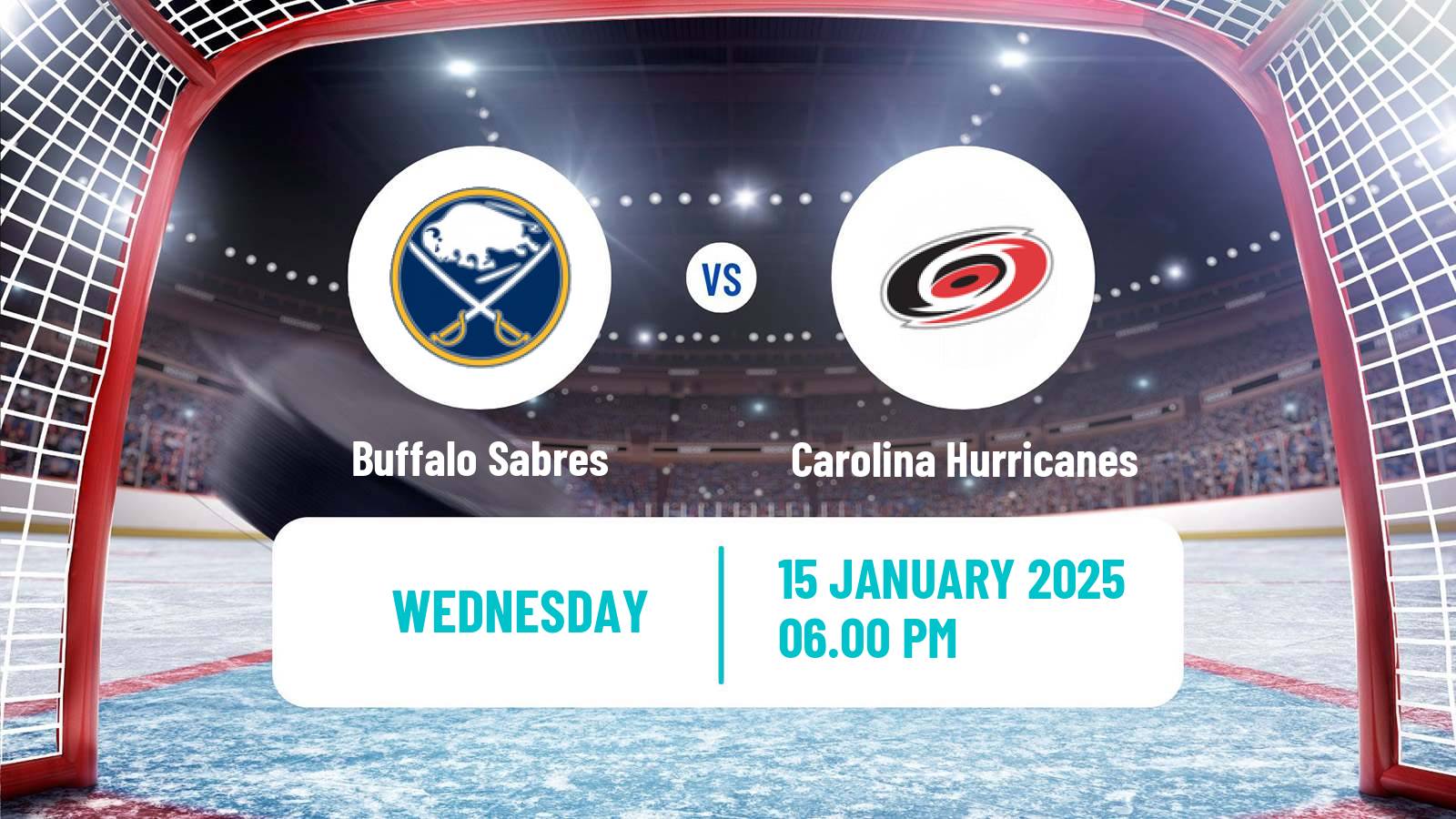 Hockey NHL Buffalo Sabres - Carolina Hurricanes